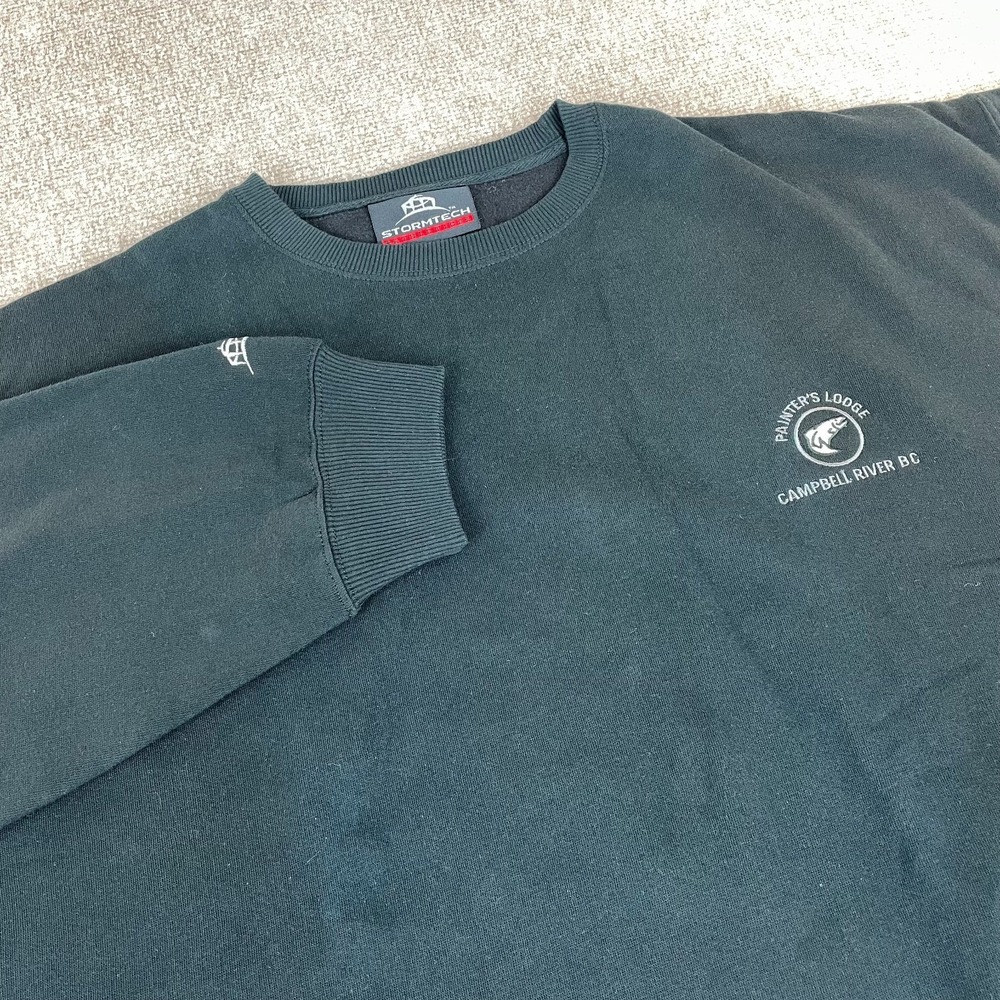 Stormtech Painter's Lodge Sweatshirt Mens 2XL Black Crew Neck Long Sleeve Winter